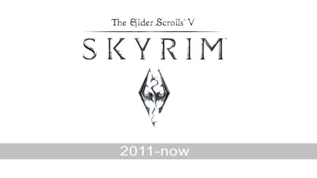 Skyrim Logo history