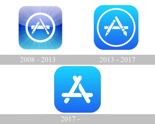app store logo history