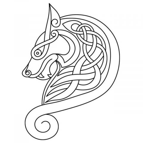 Keltisches Drachensymbol