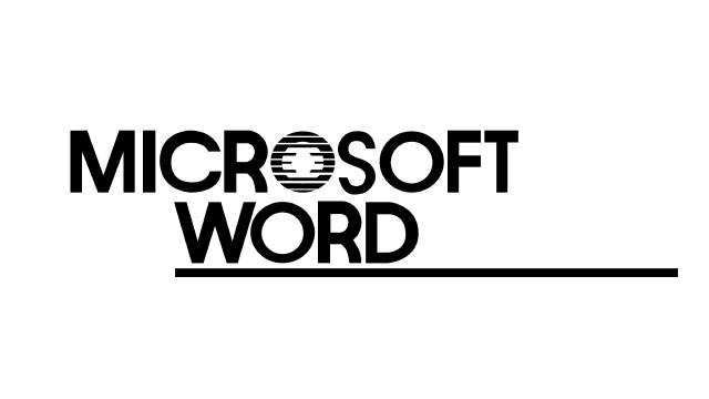Microsoft Word Logo 1983