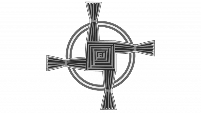 Symbol des keltischen Brigidenkreuzes