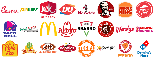Die berühmtesten Fast Food Logos