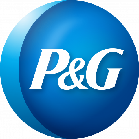 Farbiges P&G-Logo