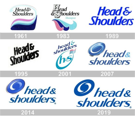 Head Shoulders Logo historia