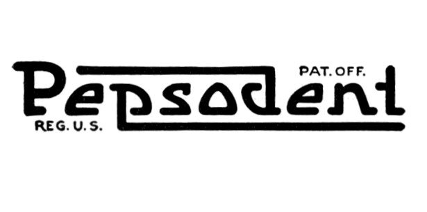 Pepsodent Logo 1915